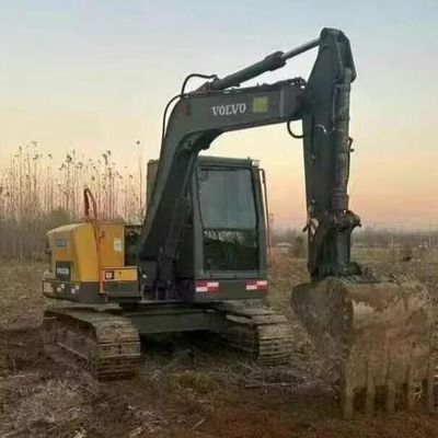 Volvo 80D Used Mini Excavator Digger 42kw 2100rpm For Road Construction