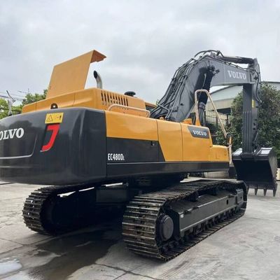 Construction 89HP Used Excavator Digger Volvo 480 Earth Mover Excavator Second Hand