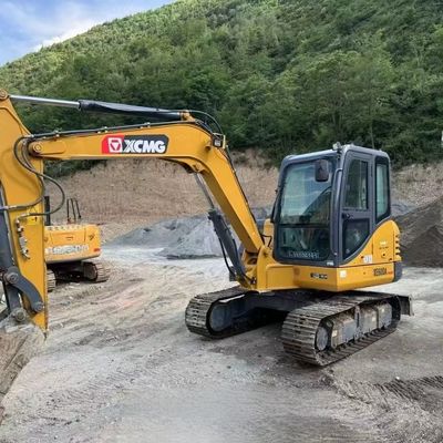 Diesel Engine Used Mini Excavator Digger XCMG XE60DA Hydraulic Crawler Excavator