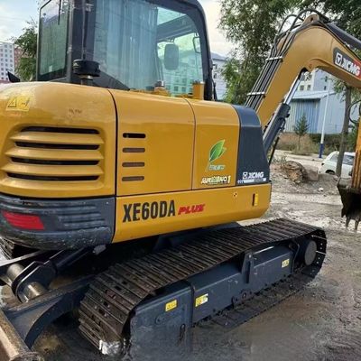 Diesel Engine Used Mini Excavator Digger XCMG XE60DA Hydraulic Crawler Excavator