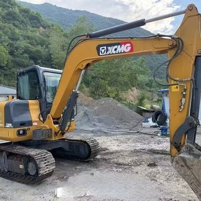 Diesel Engine Used Mini Excavator Digger XCMG XE60DA Hydraulic Crawler Excavator