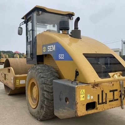 Second Hand Road Roller SEM 522 50Hz Vibration For Road Construction