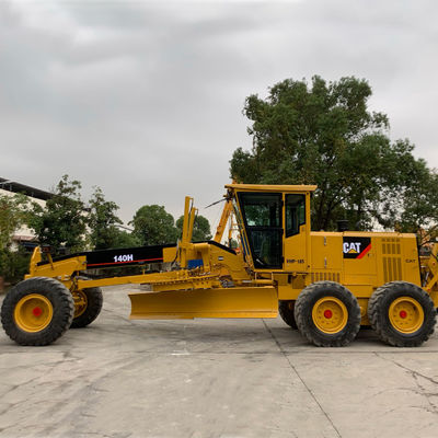 Construction Used Caterpillar Grader CAT 140H Motor Grader 250HP High Performance