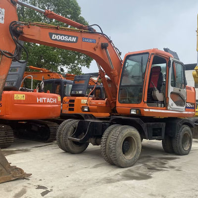 Doosan 150w-7 Second Hand Excavator Machine With Wear Resistant Tracks