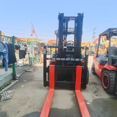 44kw Used Toyota Forklift Second Hand Diesel Forklift Truck With 5 Ton Load Capacity